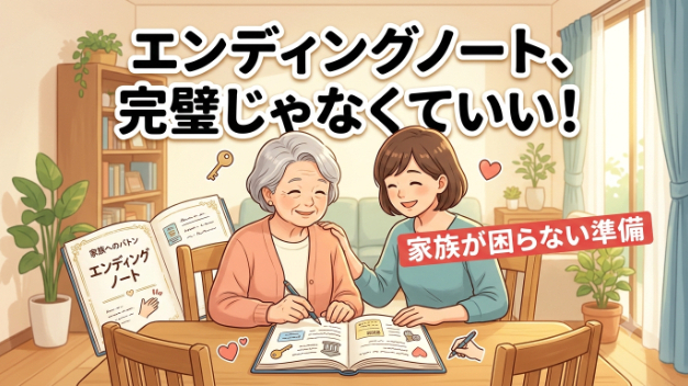 「完璧」じゃなくていい！家族が困らないエンディングノートの書き方と5つのポイント