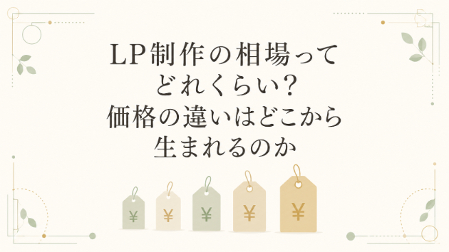 LP制作の相場ってどれくらい？価格の違いはどこから生まれるのか
