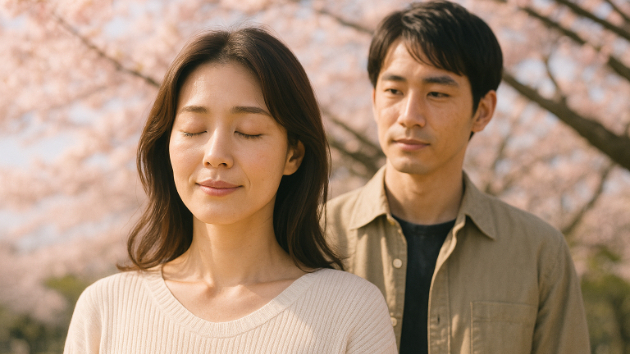 桜の下で目を閉じると“恋の未来”が視える？