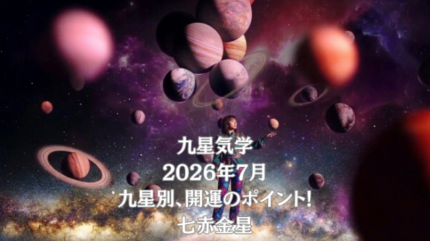 九星気学２０２６年７月九星別運勢のポイントと開運のヒント!
