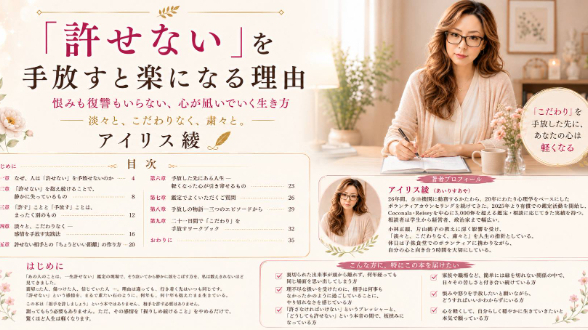 「許せない」を手放すと楽になる理由