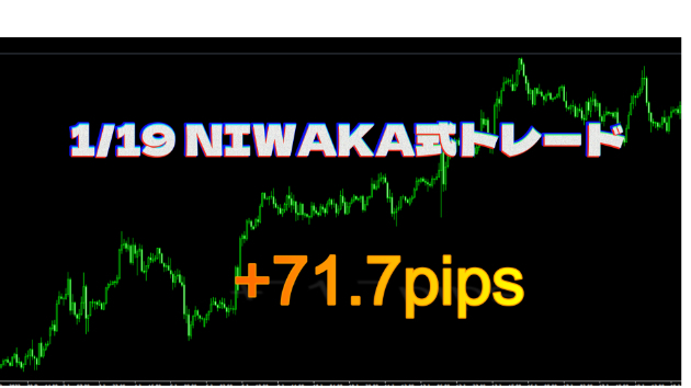 1/19　NIWAKA式トレード