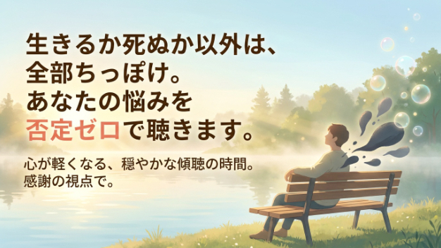 生きるか死ぬか以外は、全部ちっぽけだった——悩みが軽くなる「感謝」の話