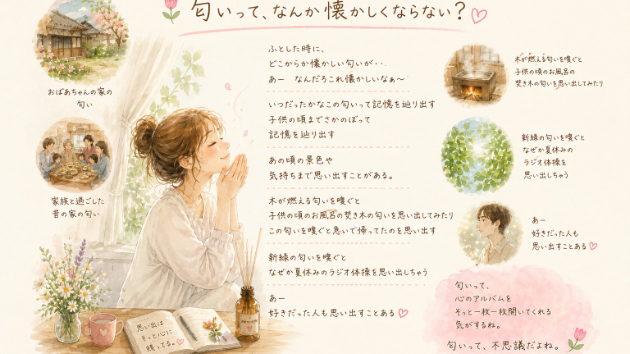 🌷匂いって、なんだか懐かしくならない？