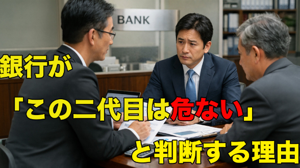 銀行が「この二代目は危ない」と判断する決定的理由