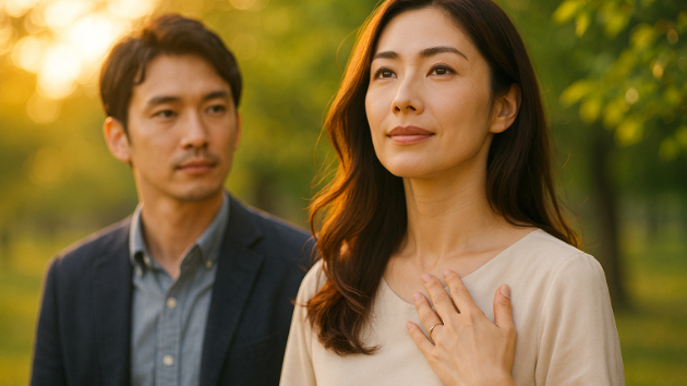 若葉を照らす西日が映す“未来の結婚指輪”ビジョン