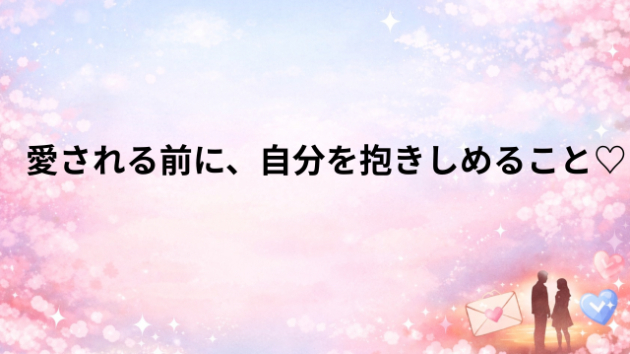 愛される前に、自分を抱きしめること 第4話