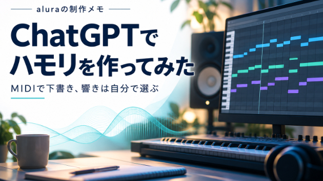 ChatGPTでハモリを作ってみた。下書きをAIに任せて気づいたこと