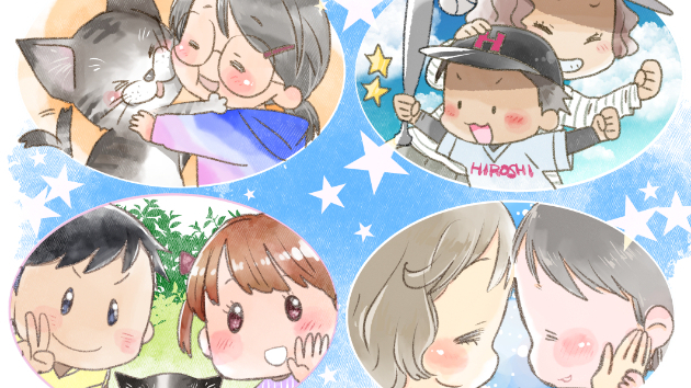 暖かい雰囲気のアイコン、イラストお受けします