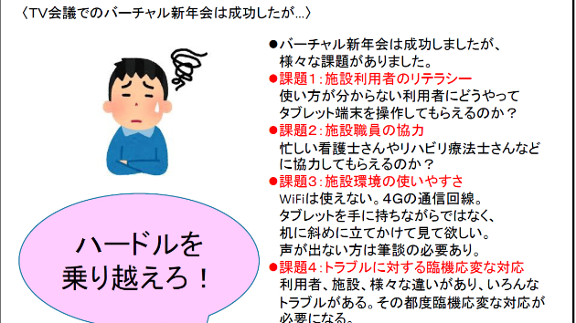 タブレット新年会をやってみた！（その13）