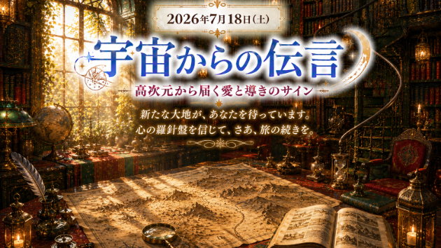 7月18日(土)宇宙からのメッセージ