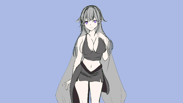 オリジナルキャラクター制作のラフイメージサンプル