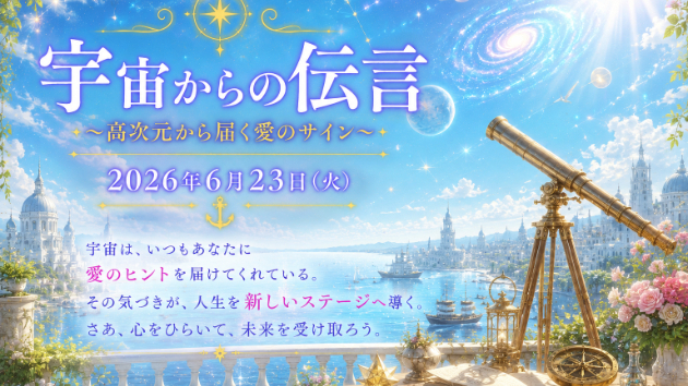6月23日(火)宇宙からのメッセージ