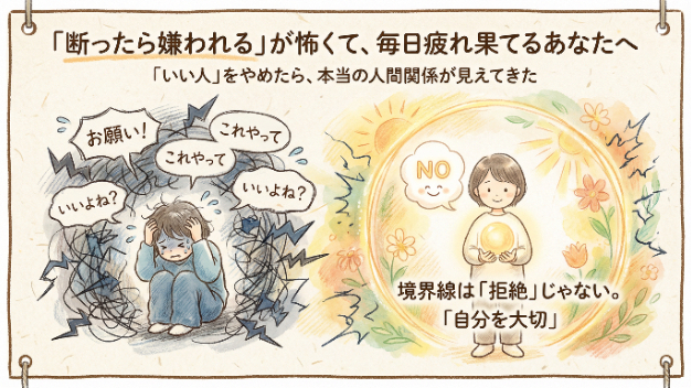 『いい人』をやめたら、本当の人間関係が見えてきた話