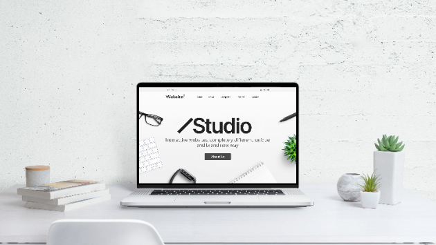 Studioでのホームページ制作