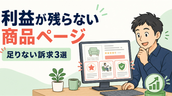 楽天で利益が残らない商品ページに足りない訴求3選