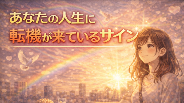 あなたの人生に転機が来ているサイン