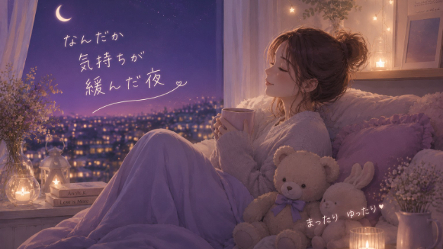 🌙なんだか気持ちが緩んだ夜