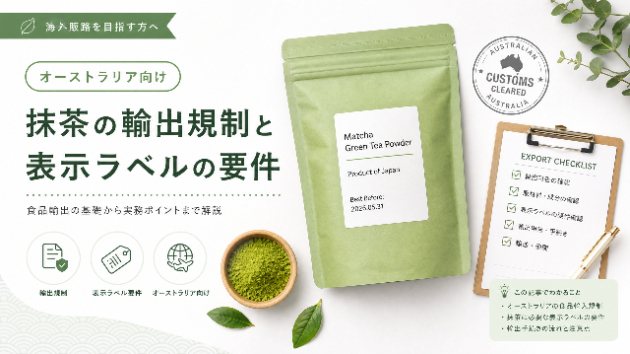 【全12回】第6回「もし抹茶を海外に売るとしたら？」越境ECシミュレーション：食品の輸出規制・法律を調べる
