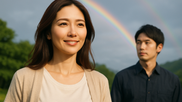 雨上がりの虹がつなぐ“未来の彼からのメッセージ”