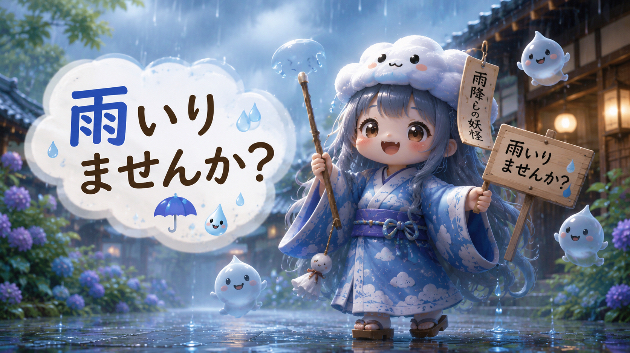 雨いりませんか？