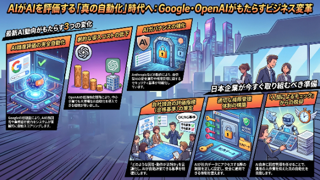  【日本未上陸/最新AI】自社AIエージェントの正確性を自動測定！Googleが手掛ける最新AI評価機能と業界の最新動向