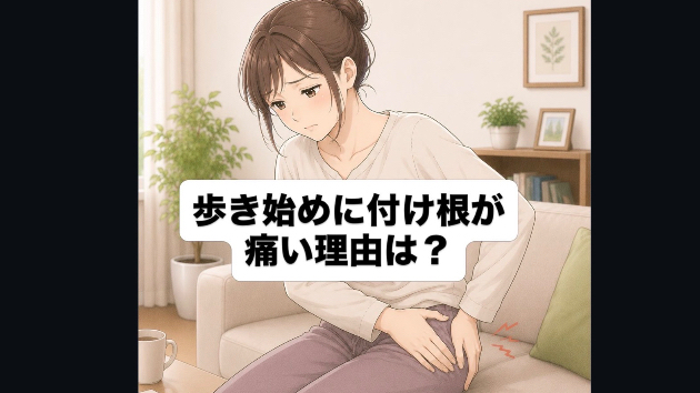 【歩き始めに足の付け根が痛い理由は？🚶‍♂️】