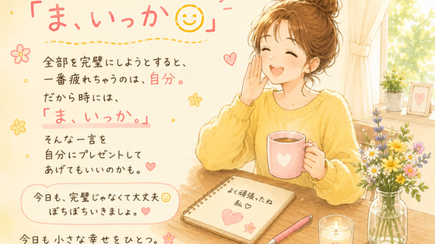🌷「ま、いっか😊」