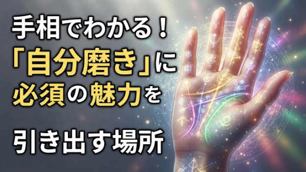 手相でわかる！「自分磨き」に必須の魅力を引き出す場所
