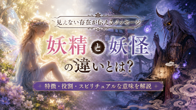 妖精と妖怪の違いとは？見えない存在が伝えるメッセージ