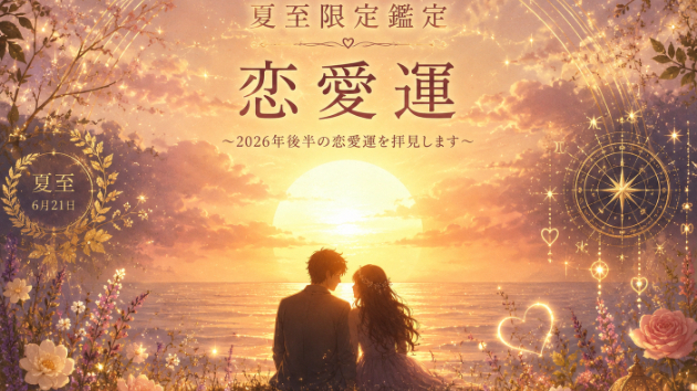 限定先着5名様のみ/夏至日恋愛鑑定受付開始しました
