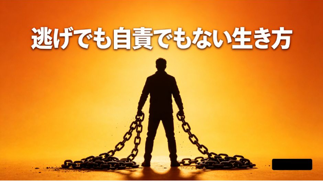 逃げでも自責でもない生き方