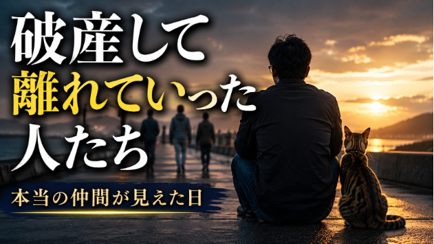 破産して離れていった人たち