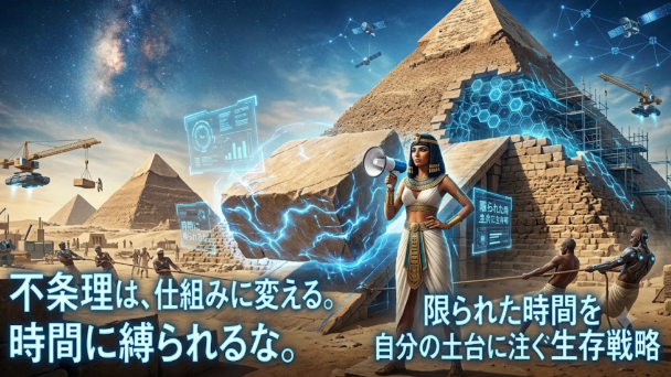 前例の不条理を排除し、有限な時間を独自の仕組みに集中させる手法