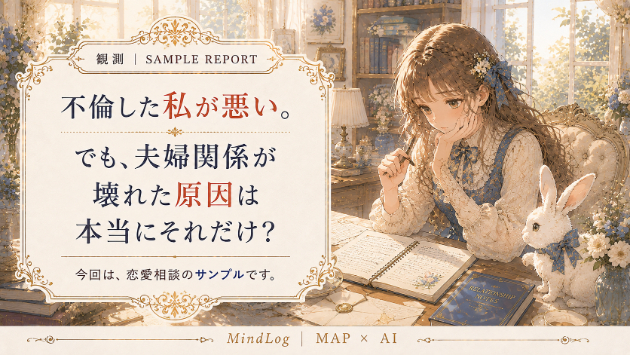不倫した私が悪い。でも、夫婦関係が壊れた原因は本当にそれだけ？