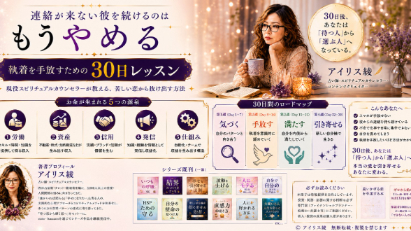 連絡が来ない彼を待ち続けるのはもうやめる執着を手放すための30日レッスン