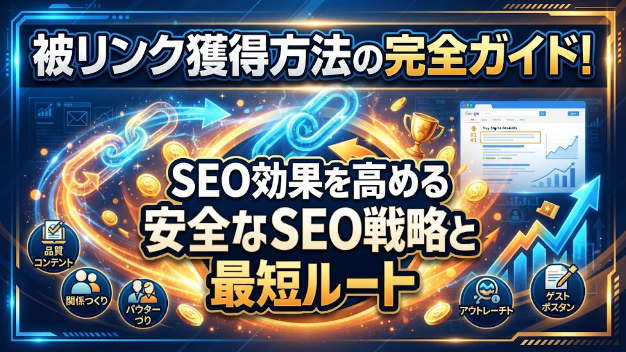 被リンク獲得方法の完全ガイド！SEO効果を高める安全なSEO戦略と最短ルート