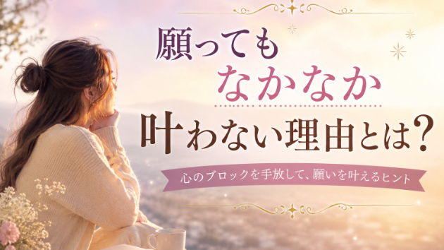 願ってもなかなか叶わない理由とは？