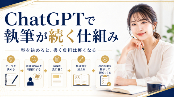 ChatGPTで執筆を続ける工夫
