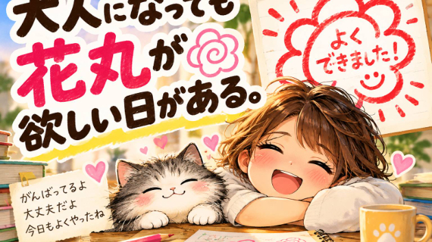 大人になっても花丸が欲しい日はある。
