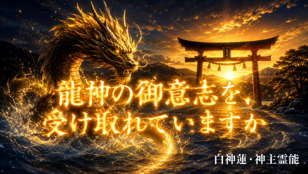龍神の御意志を、受け取れていますか。神言霊視が視る、あなたと龍との縁と使命の話【龍神・守護神】