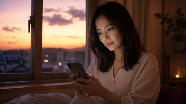 既読のまま眠る、梅雨明け前の夕暮れ