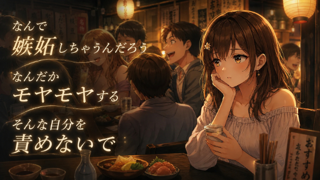 嫉妬してしまうのは、心が弱いからではありません