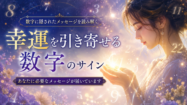 幸運を引き寄せる数字があなたに届けるメッセージとは