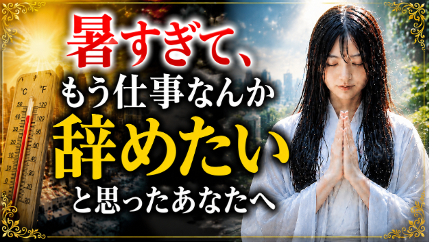 霊視・暑すぎて、もう仕事なんか辞めたいと思ったあなたへ　💖