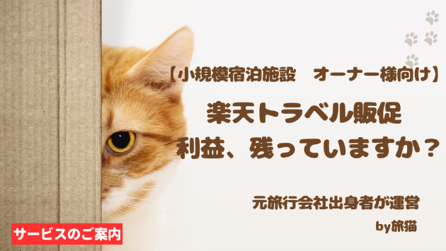 #41 楽天トラベルの販促設定、利益は残っていますか？宿が見直したい販売ポイント