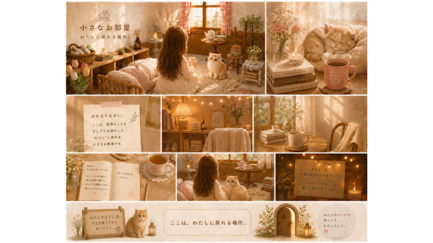 はじめまして「小さなお部屋」を開きました🏡