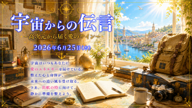 6月25日(木)宇宙からのメッセージ