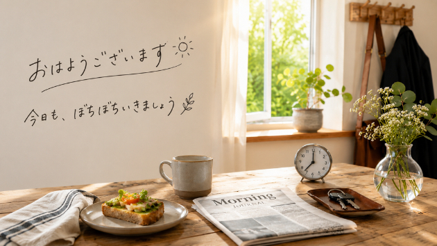 家族のために、今日も家を出るあなたへ。