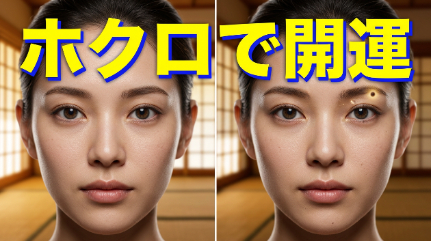 小林世征さんのホクロ開運法